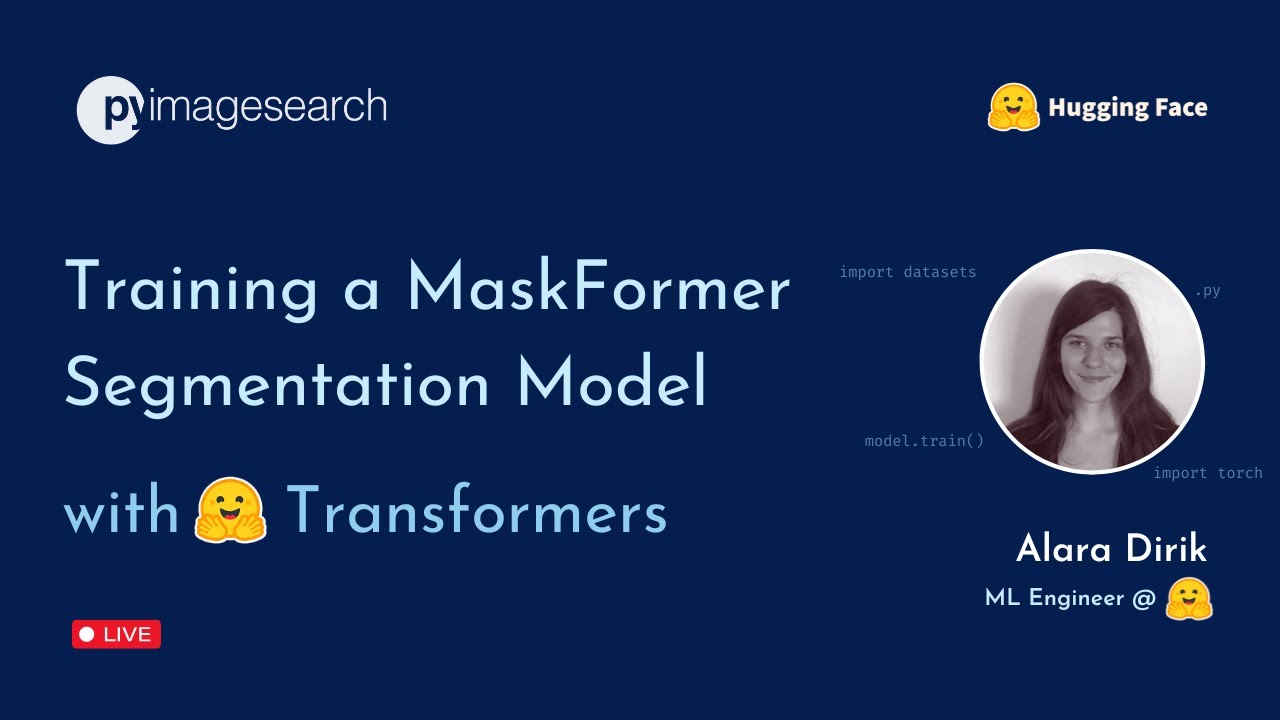 Обучение модели сегментации MaskFormer с помощью @HuggingFace Transformers