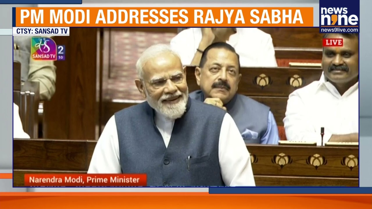 PM Modi Addresses Rajya Sabha During Farewell For Retiring MPs | News9