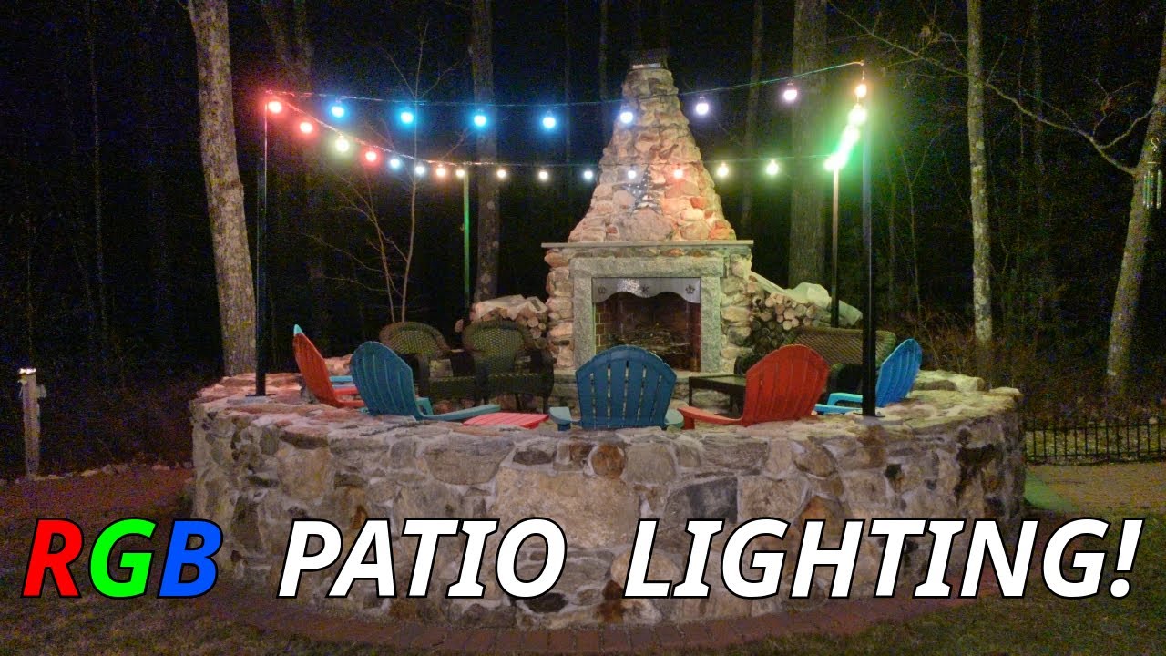 Outdoor String Lights for my Patio and Fireplace - Govee Lights H1