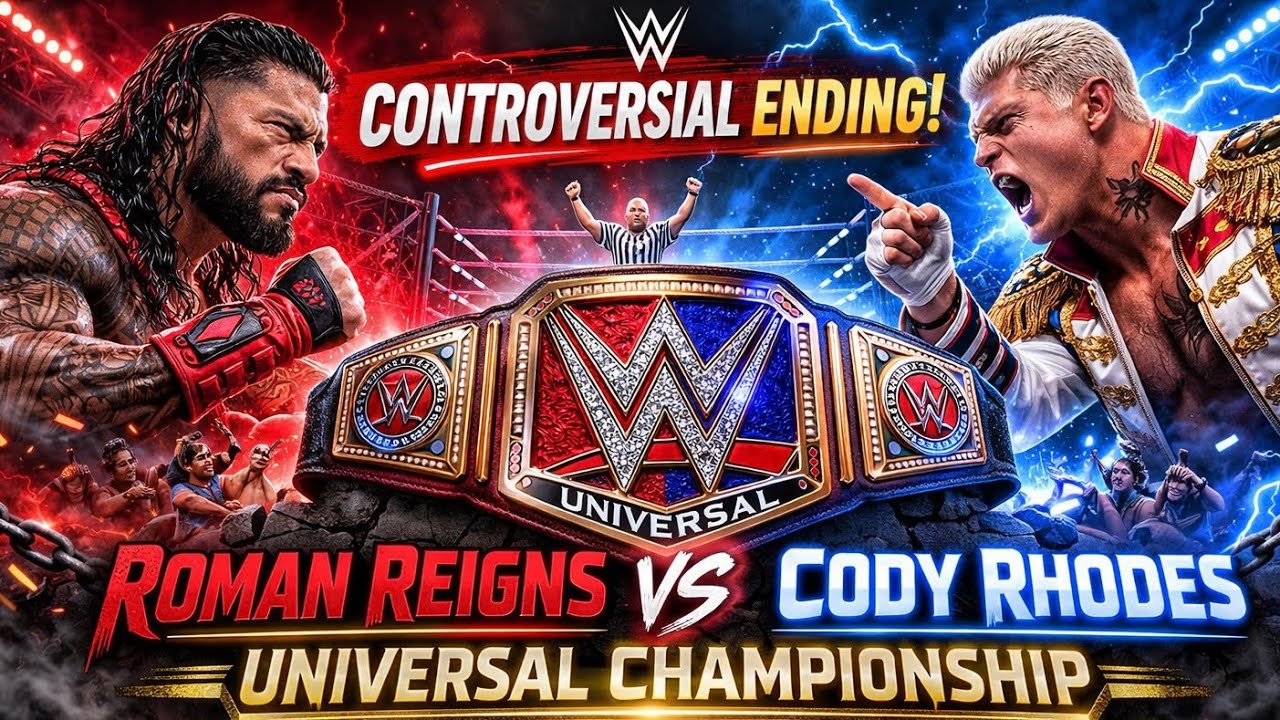 CODY RHODES WAS ROBBED?! Universal Title Match Ends in CONTROVERSY!