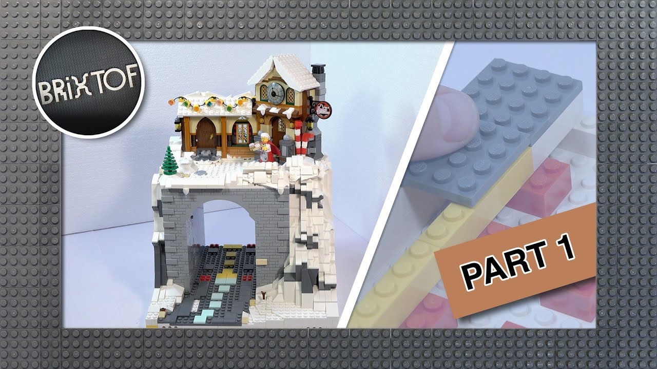 LEGO Moc Winter Village - Baseplate #2 