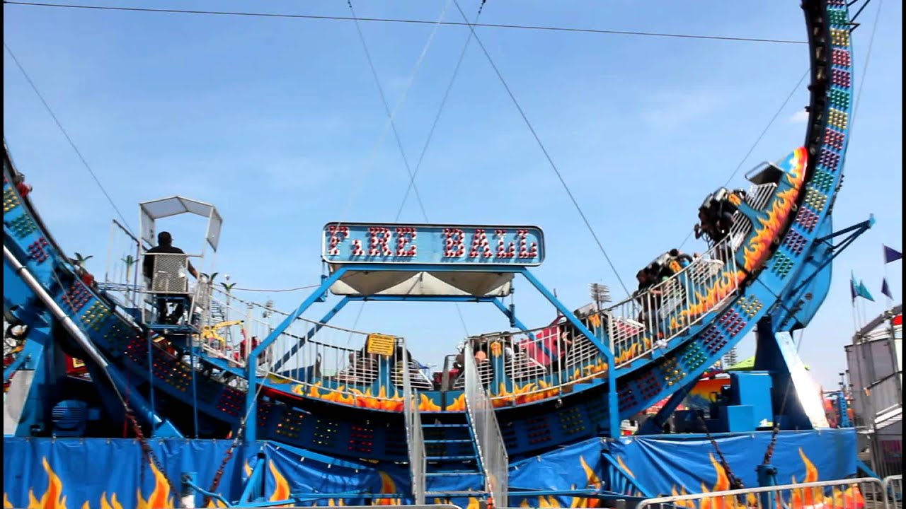 Fire Ball ride at the fair