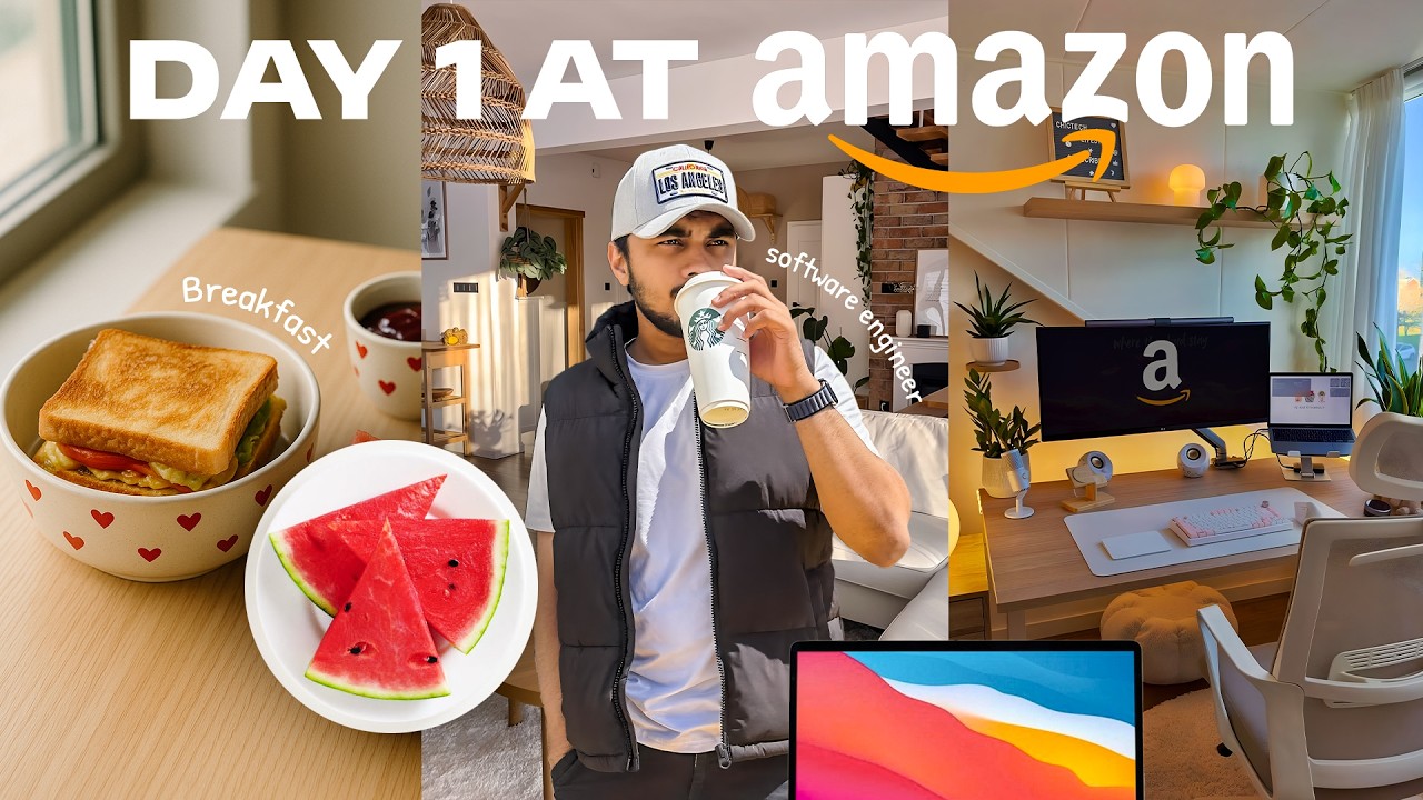 DAY 1 at @amazon | Software Engineer | Vlog