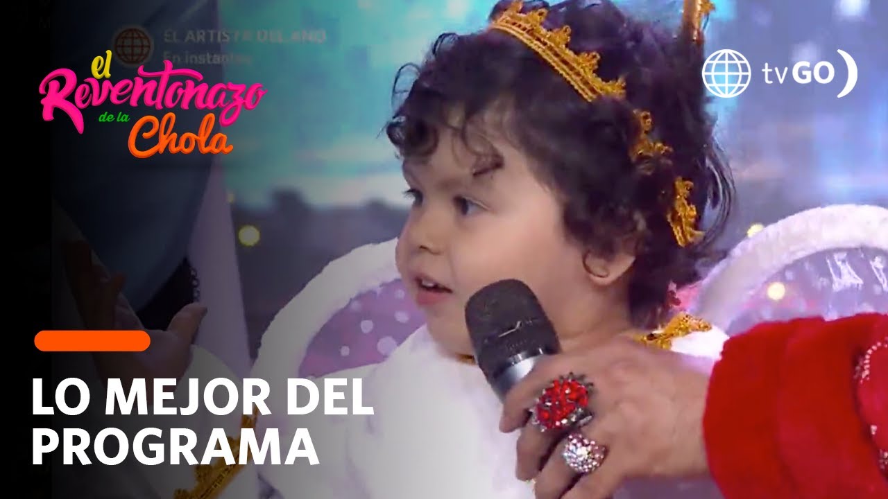 El Reventonazo de la Chola: Gael, hijo de Ernesto Pimentel, interpretó al niño Jesús en el pesebre