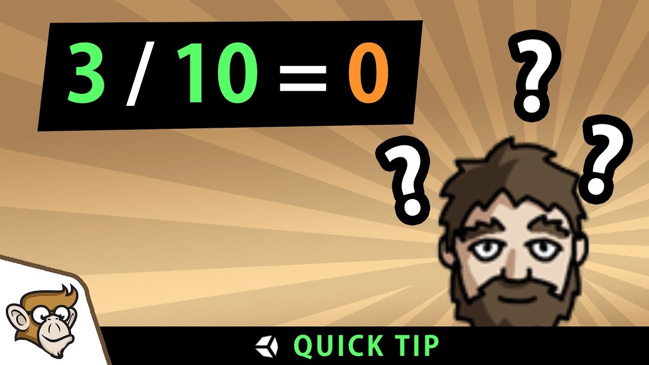 Issues with Dividing Ints (Hint: Convert to Float first! Quick Unity Tip)