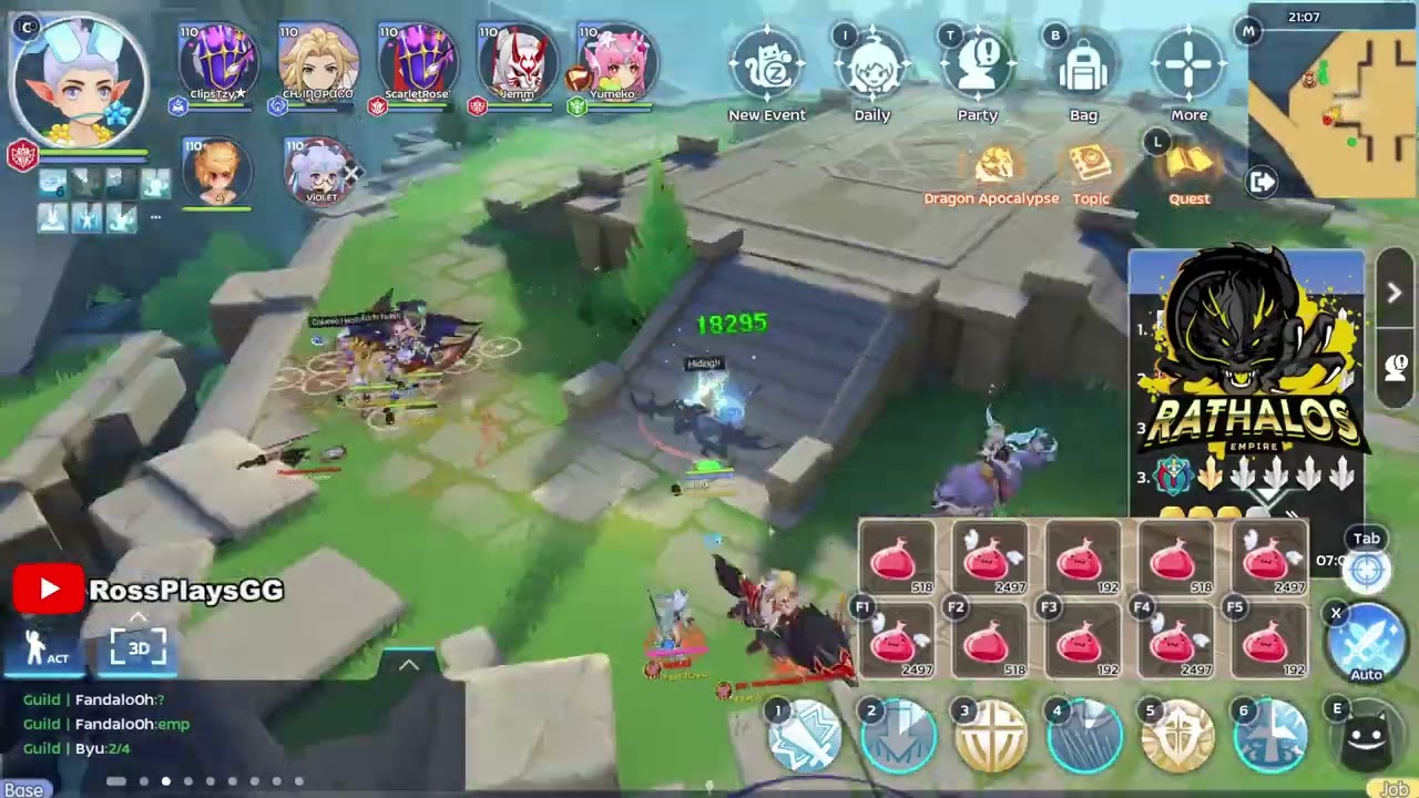 RATHALOS WOC vs Feat., WhatZ, MYTH🍀 (RG IS POV) - ROMC