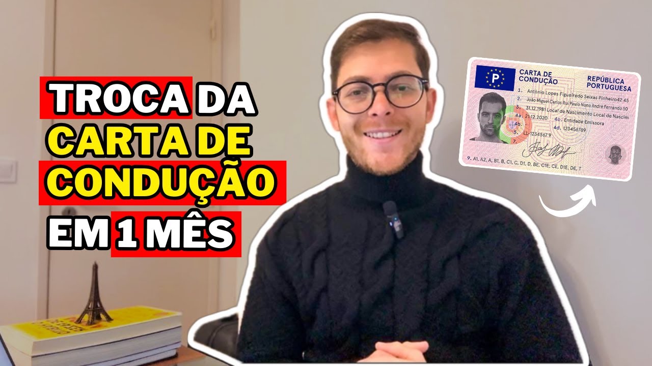Como TROCAR a CARTA DE CONDUÇÃO BRASILEIRA para PORTUGUESA (CPLP - 2024)