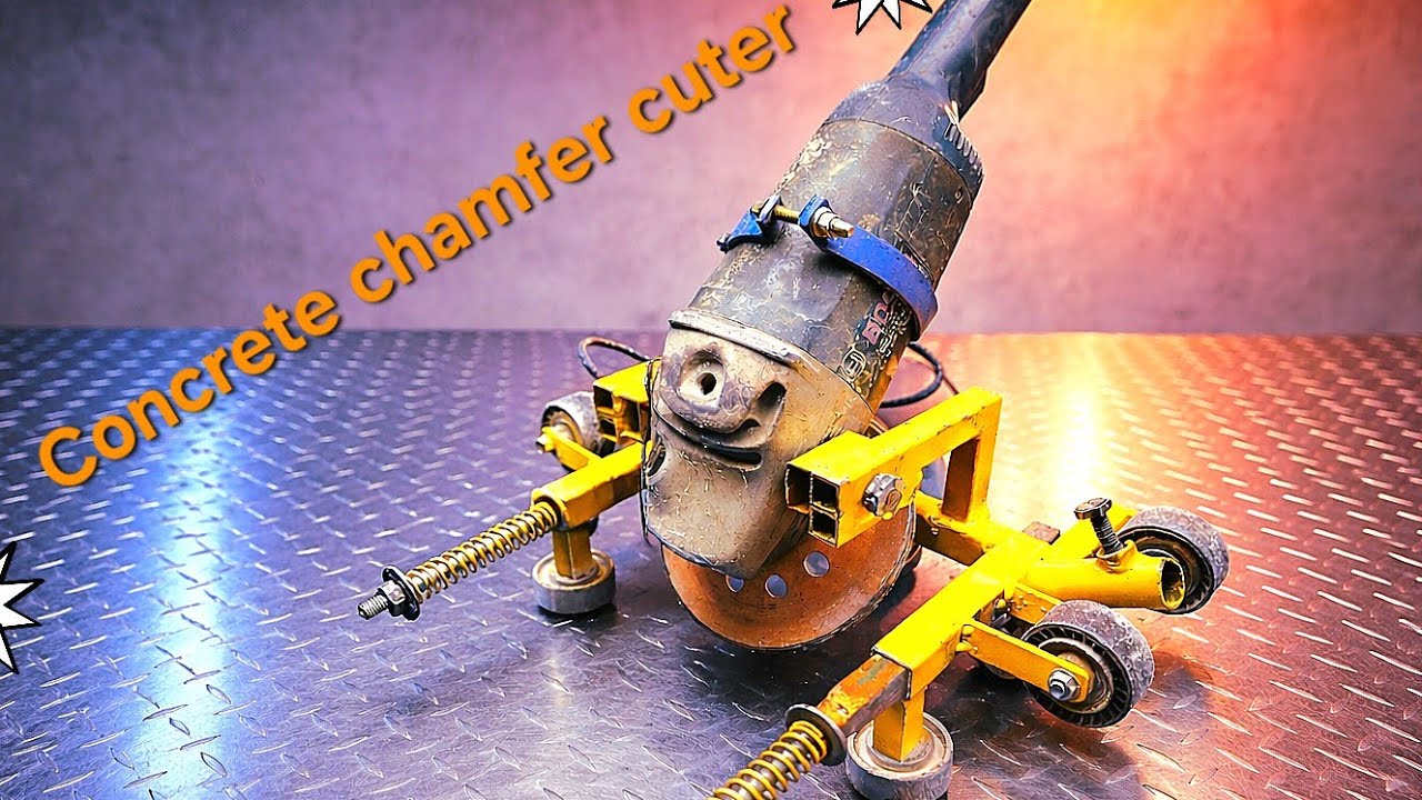 Handmade Concrete Chamfering Tool Idea