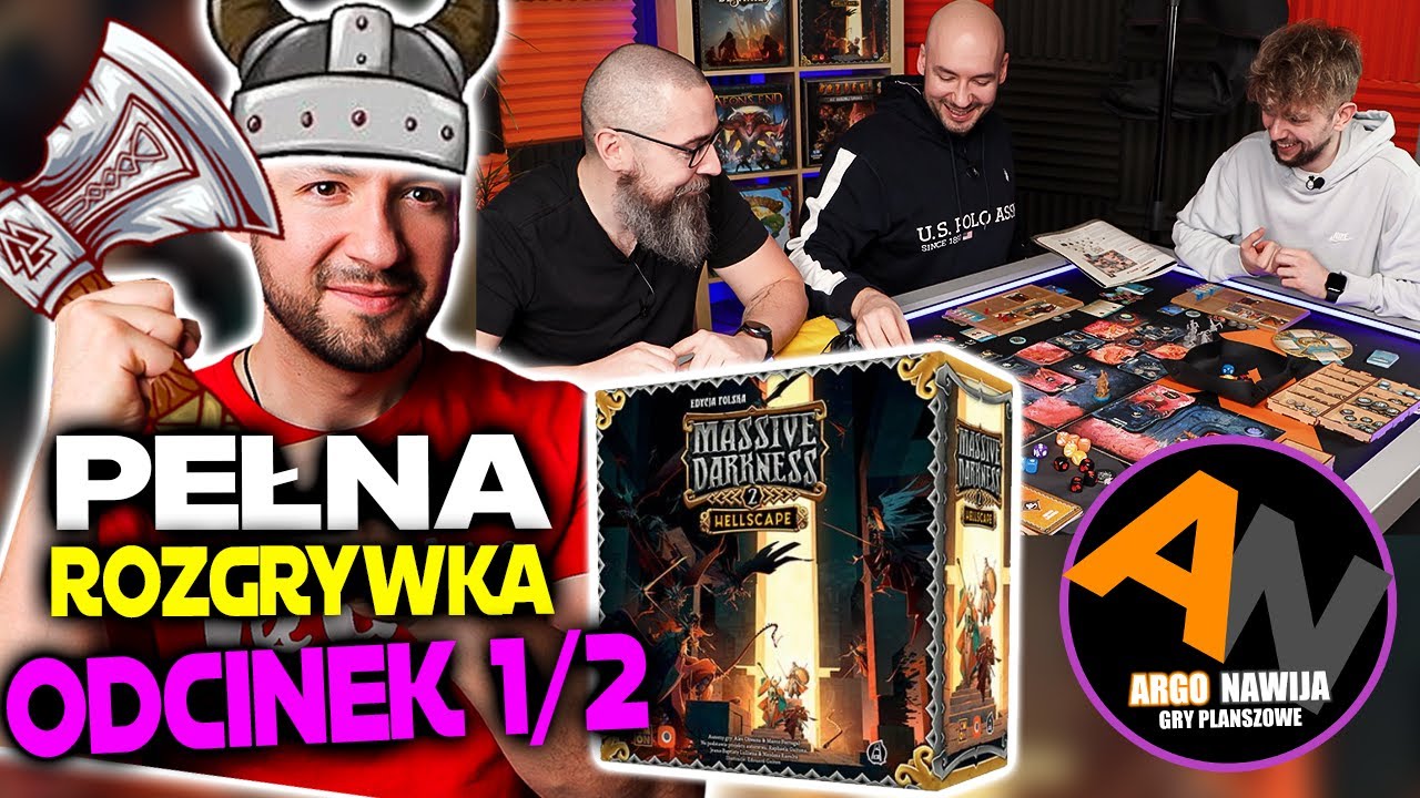 Zagrajmy w Massive Darkness 2: Hellscape + Iron Maiden | pełna rozgrywka, zasady PART 1 [2025]