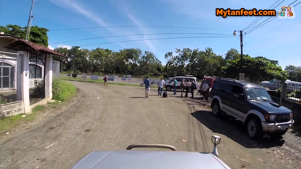 Driving around Puerto Jiménez, Osa Peninsula, Costa Rica