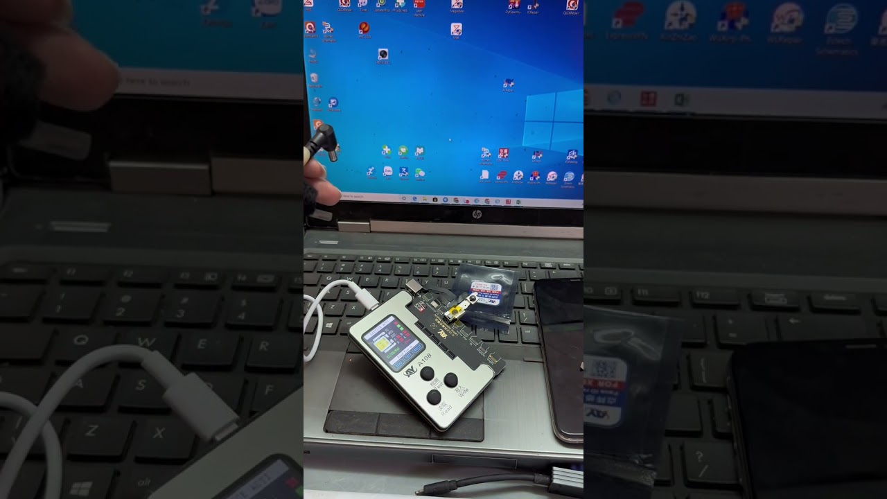 Hướng dẫn chi tiết  Sửa face id không khò hàn bằng box AY - 108