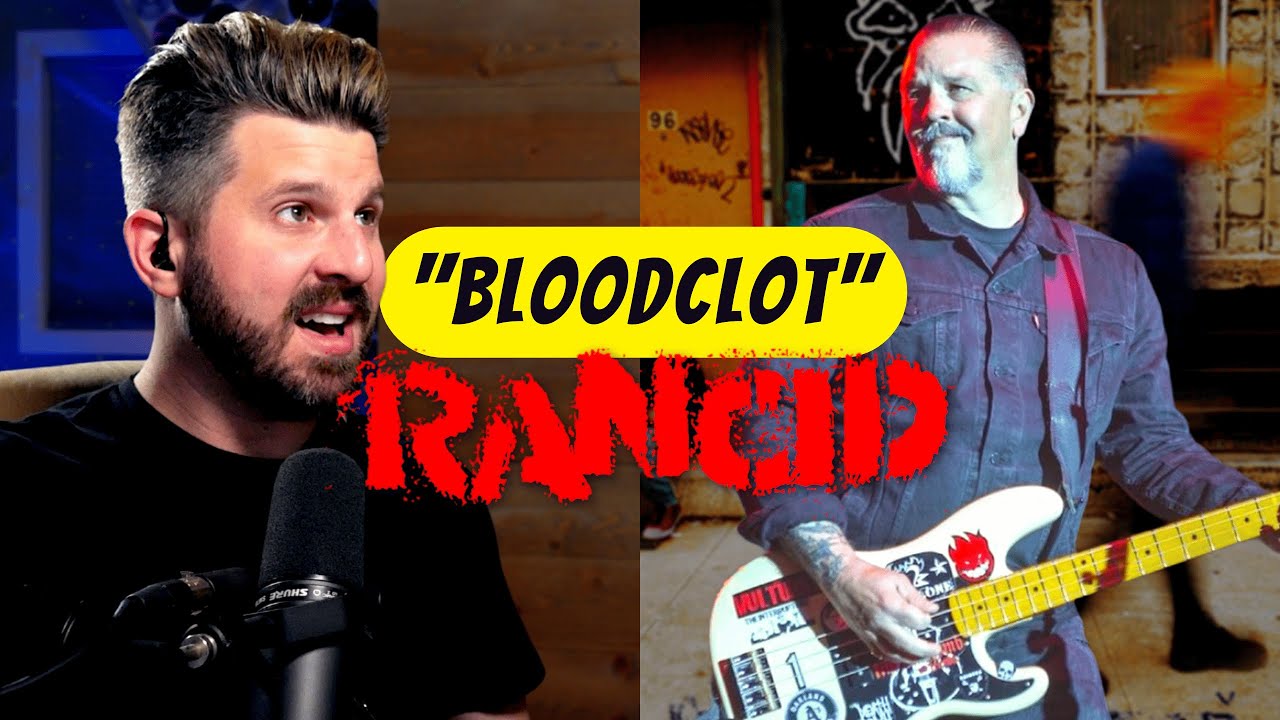 Bass Teacher REACTS to RANCID - "Bloodclot" & Matt Freeman