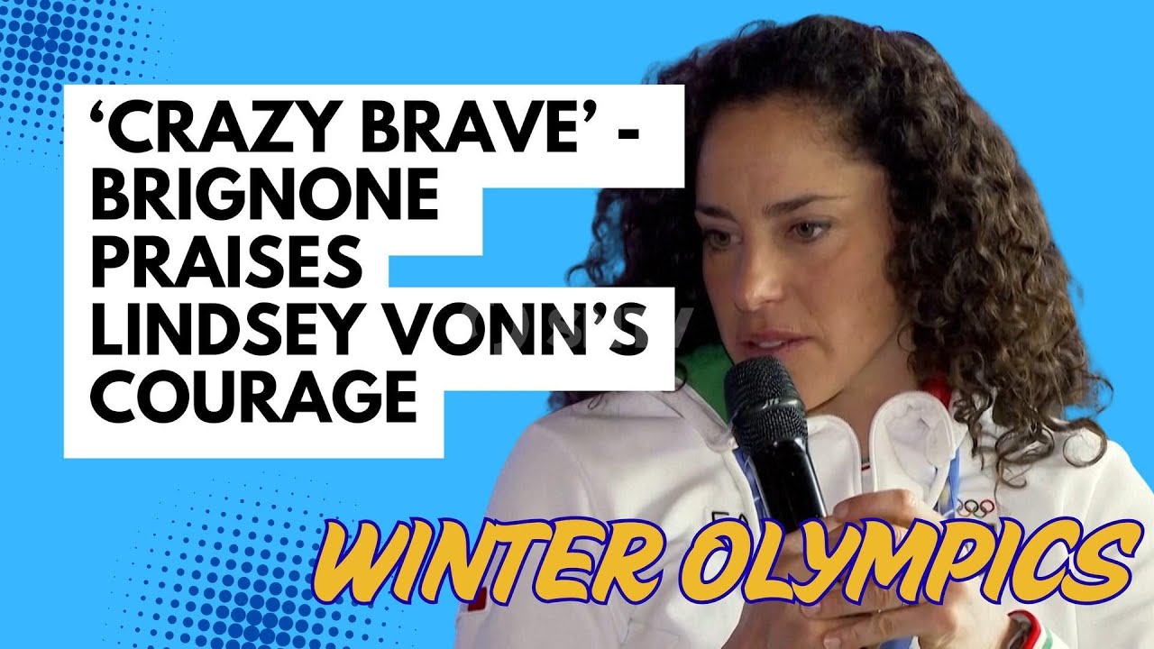 'Crazy brave' - Federica Brignone praises Lindsey Vonn's courage