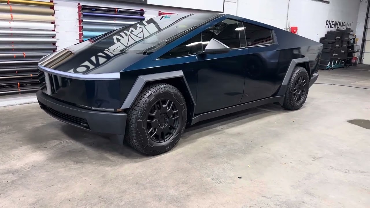 KPMF Excelsior Blue on 2024 Tesla CyberBeast