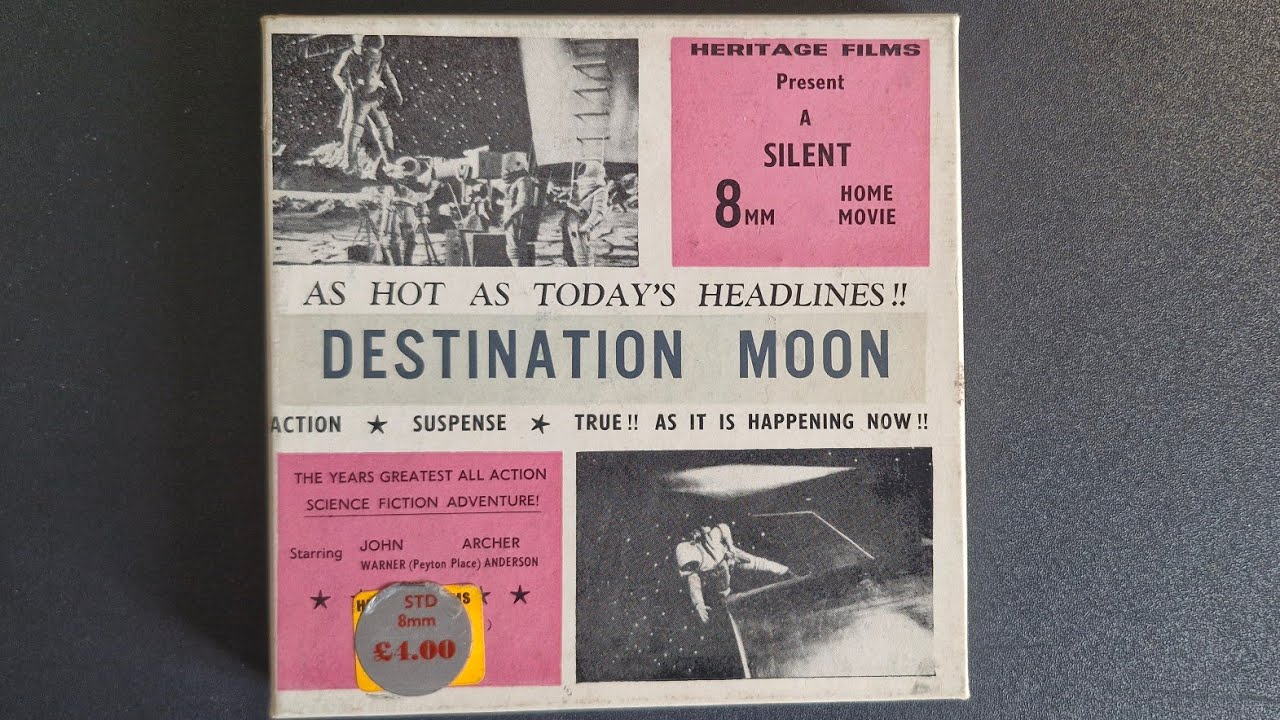Destination Moon, 1950 Sci-fi Film (Standard 8 / 200ft / Silent / B&W)