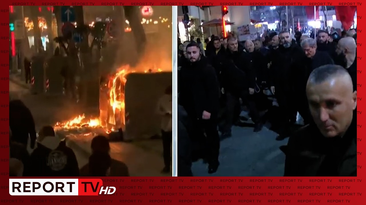 SHPËRTHEN molotovi edhe tek '9-Katëshet', militantëve 'nuk ju del inati' me koshat