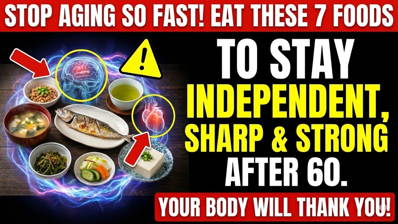 7 Japanese Longevity Foods Proven to Keep You Independent, Sharp & Strong After 60