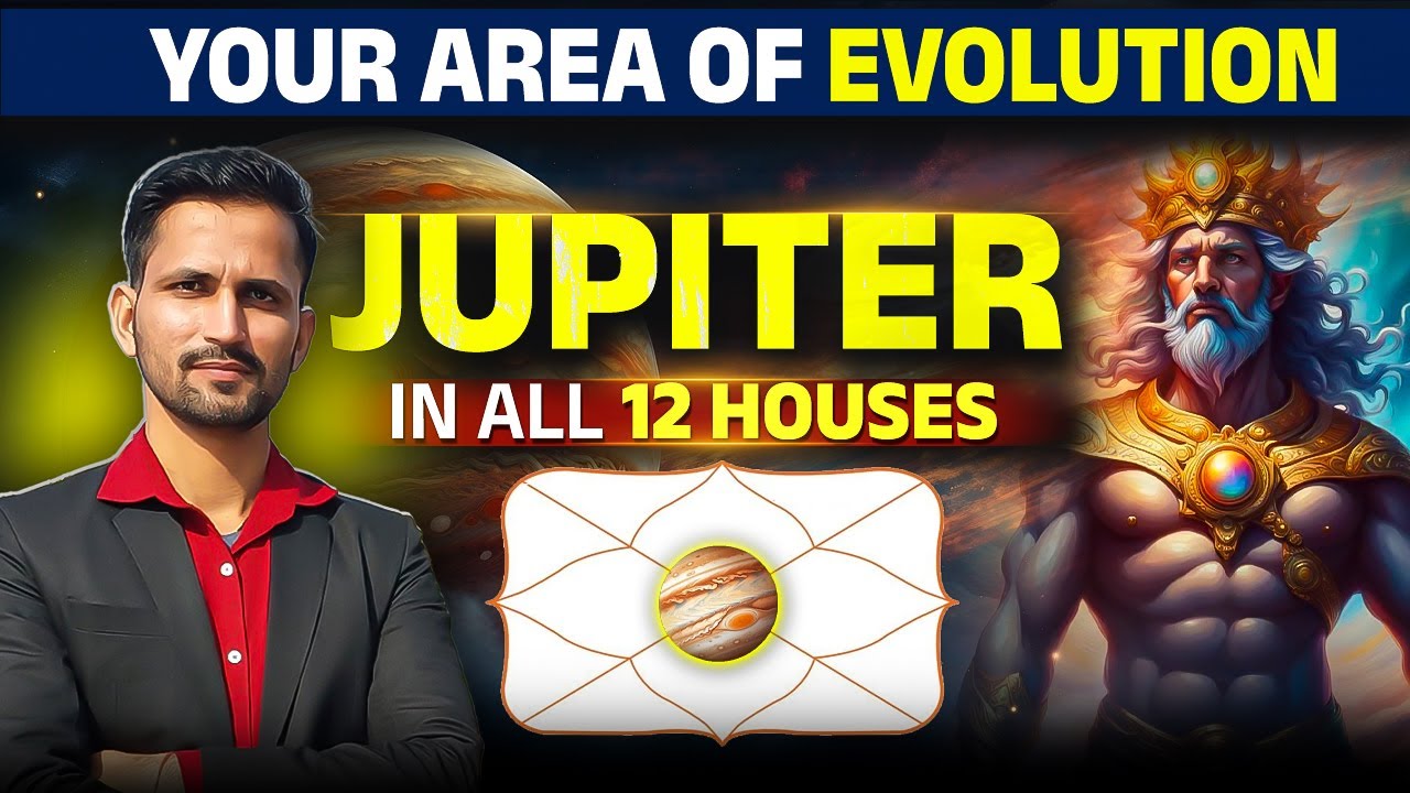 Jupiter In 12 Houses// The Ruler Of Wisdom, Knowledge & Wealth// Dance Of Planets #jupiter