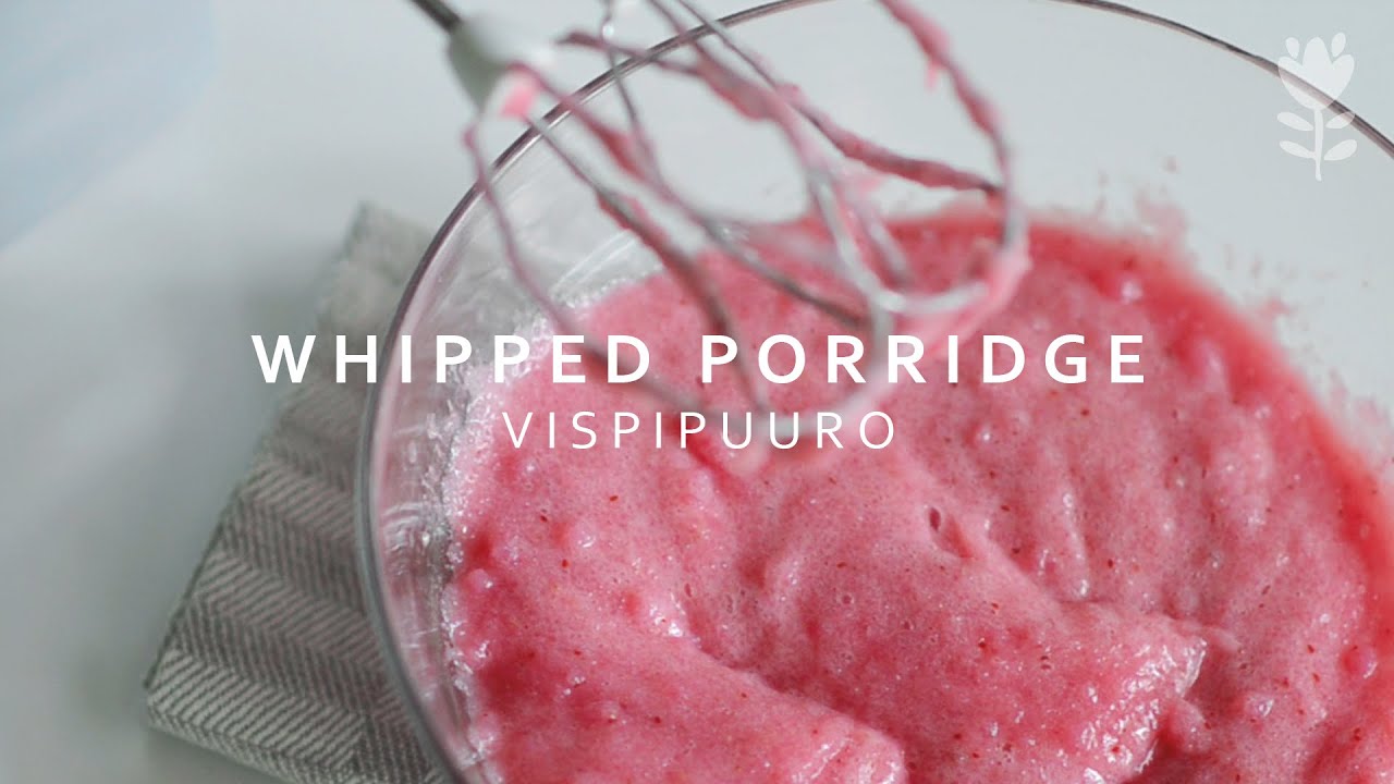 VISPIPUURO | Finnish Whipped Porridge recipe