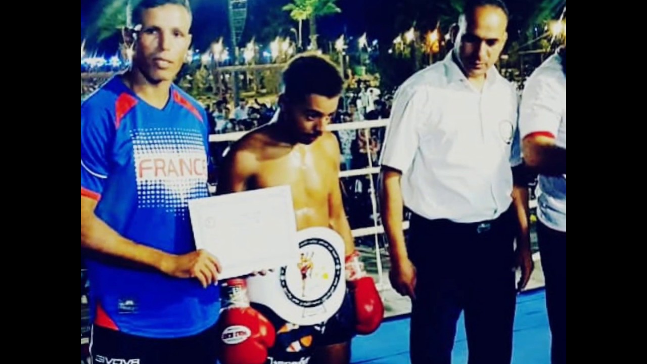 Un combat de kickboxing in 2019