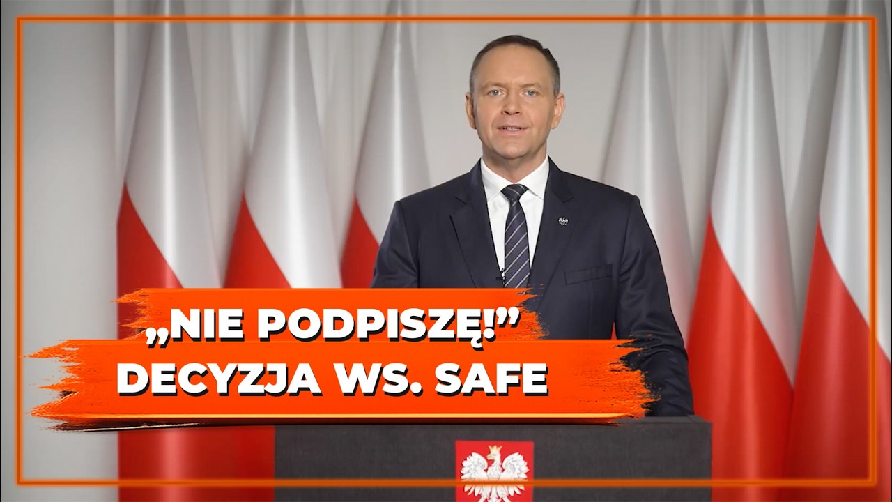 Będzie weto. Nawrocki: Nie podpiszę ustawy o unijnym SAFE
