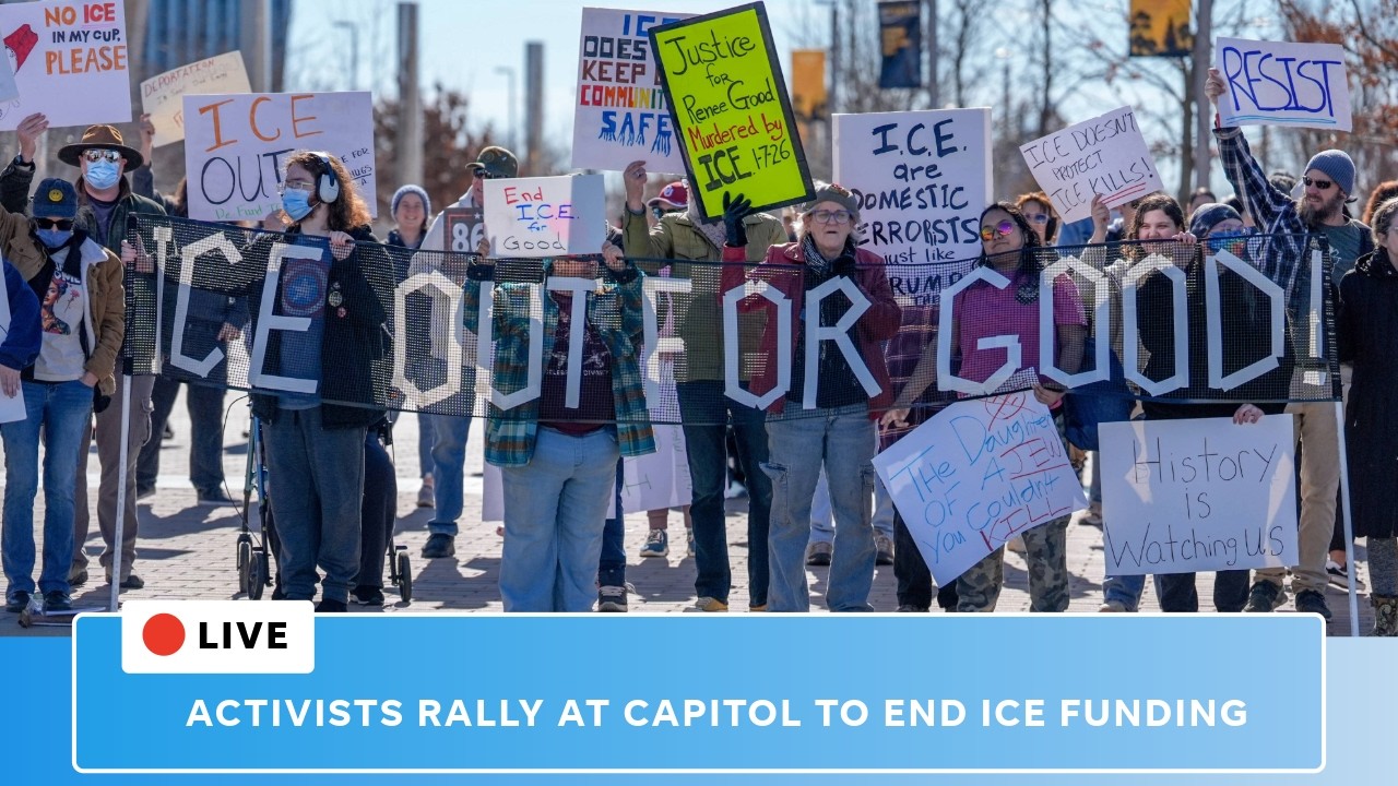 Protest live: Minnesota activists rally at U.S. Capitol to cut ICE funding