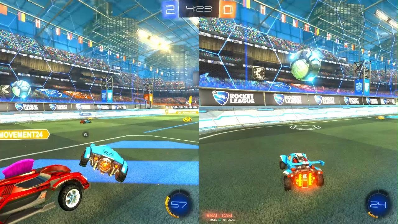 Rocket League gameplay. Crazy goals and funny moments.Playing 3v3 competitive match.