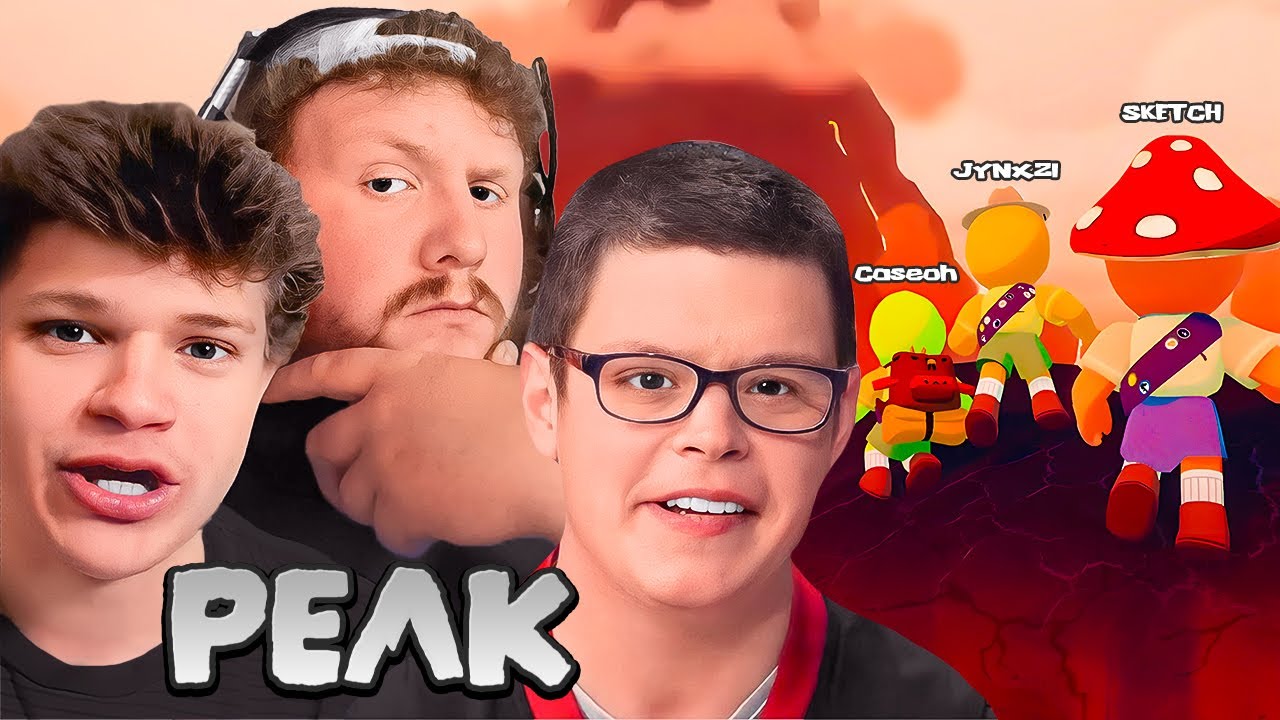Sketch, Caseoh & Jynxzi Play PEAK!
