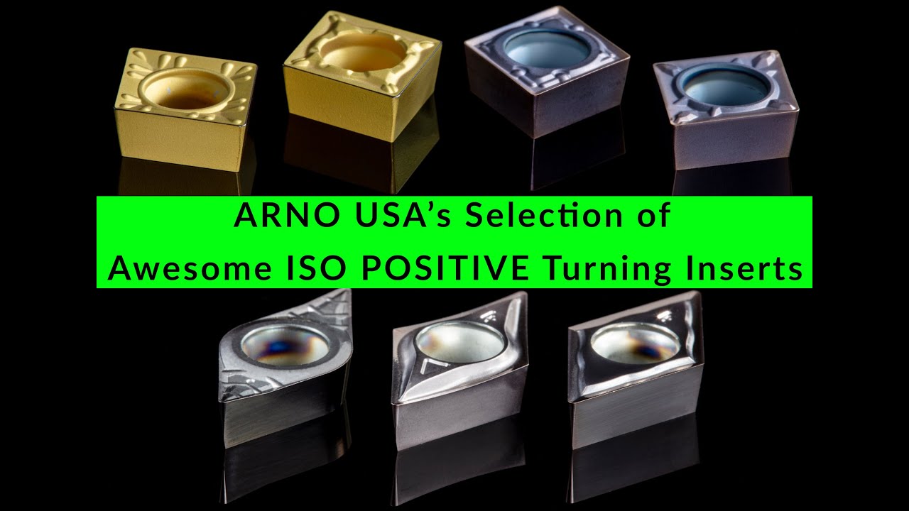 ARNO USA High Performance ISO Positive Turning Inserts