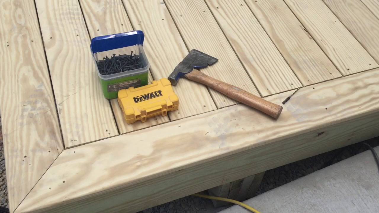 Trying Out Acetylated Decking