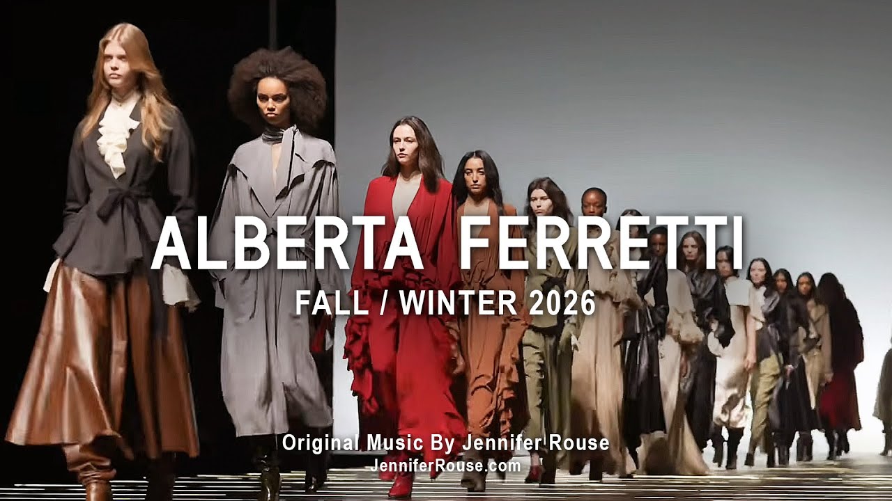 ALBERTA FERRETTI 2026 Fall/Winter Fashion Show | Dubai | Original Music By Jennifer Rouse