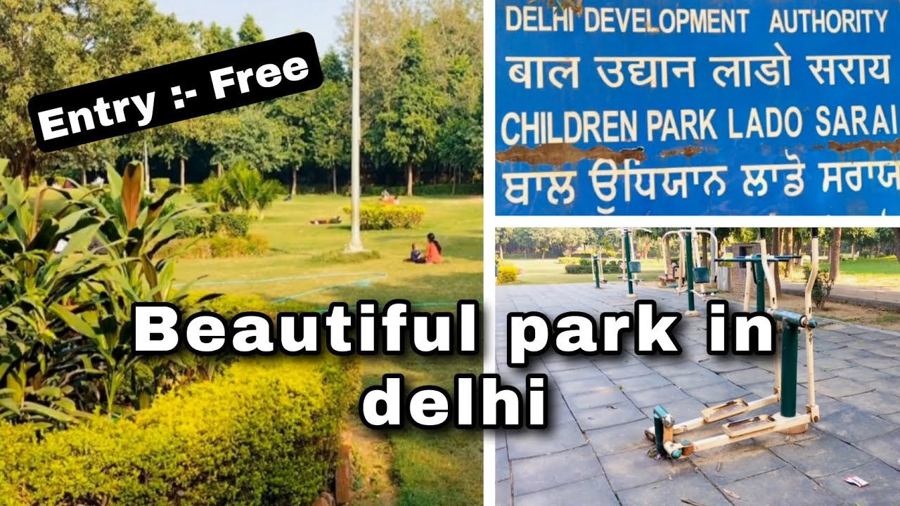 Beautiful park in Delhi ll Top 10 park in Delhi ll Best place to hangout ll couple garden ll