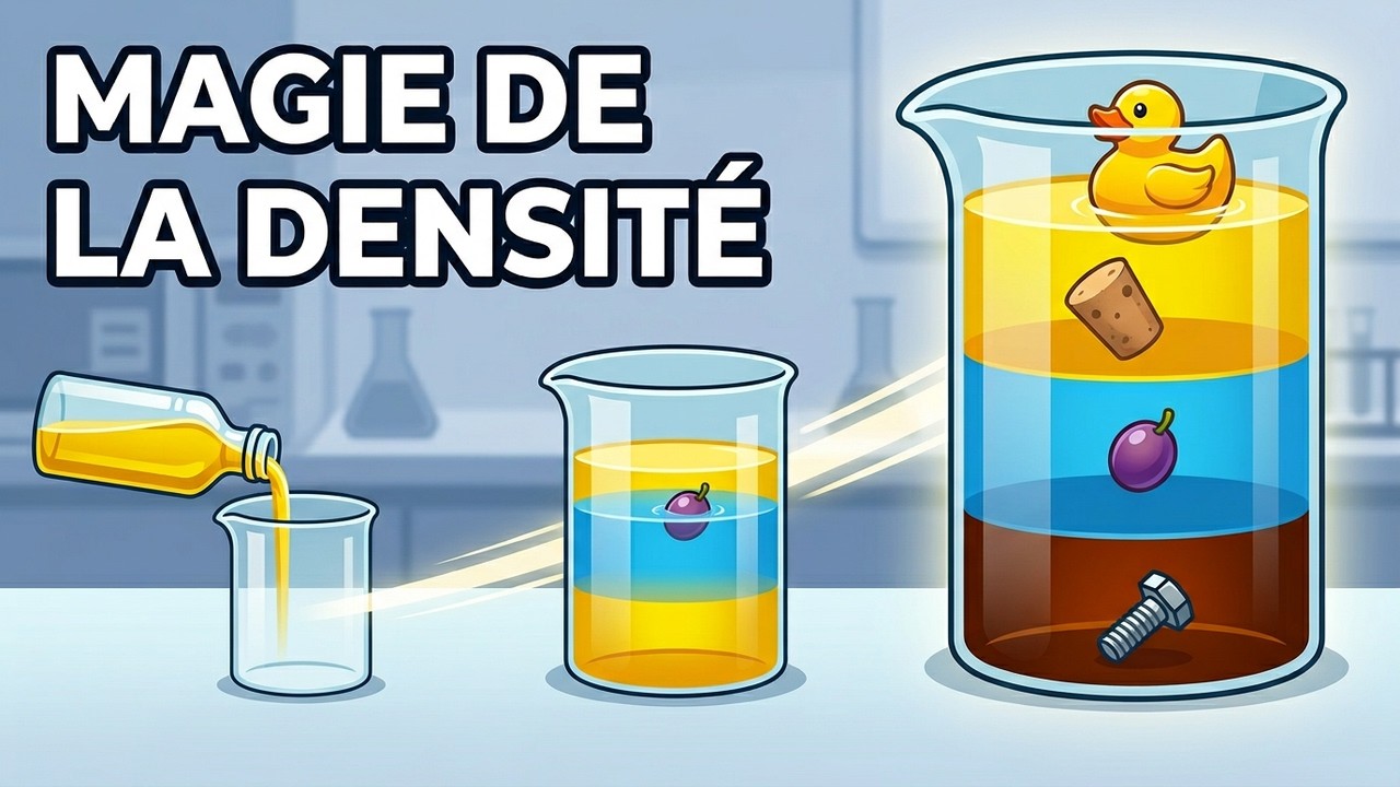 Pourquoi ces liquides ne se mélangent pas ?