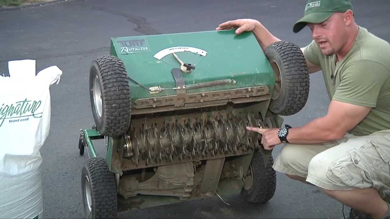 Slice Seeder | Greenworks Lawn Care