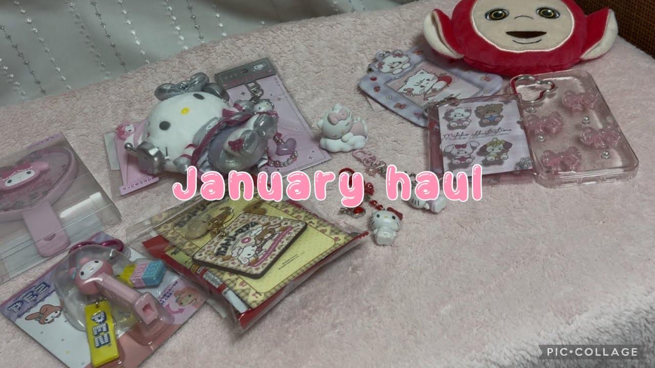 【購入品】かわいいもの大好き女による1月の購入品紹介🛍️ |  サンリオ🪐❤️サンキューマート🎀
