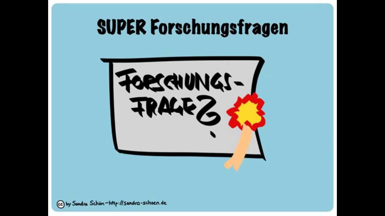 Die gute Forschungsfrage - und wie man dazu kommt