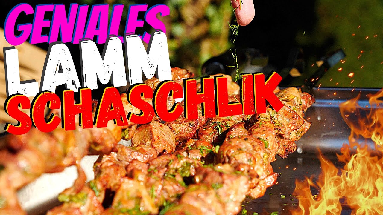 Geniales Lamm Schaschlik | einfaches Rezept zum Nachmachen! Turnado #4K