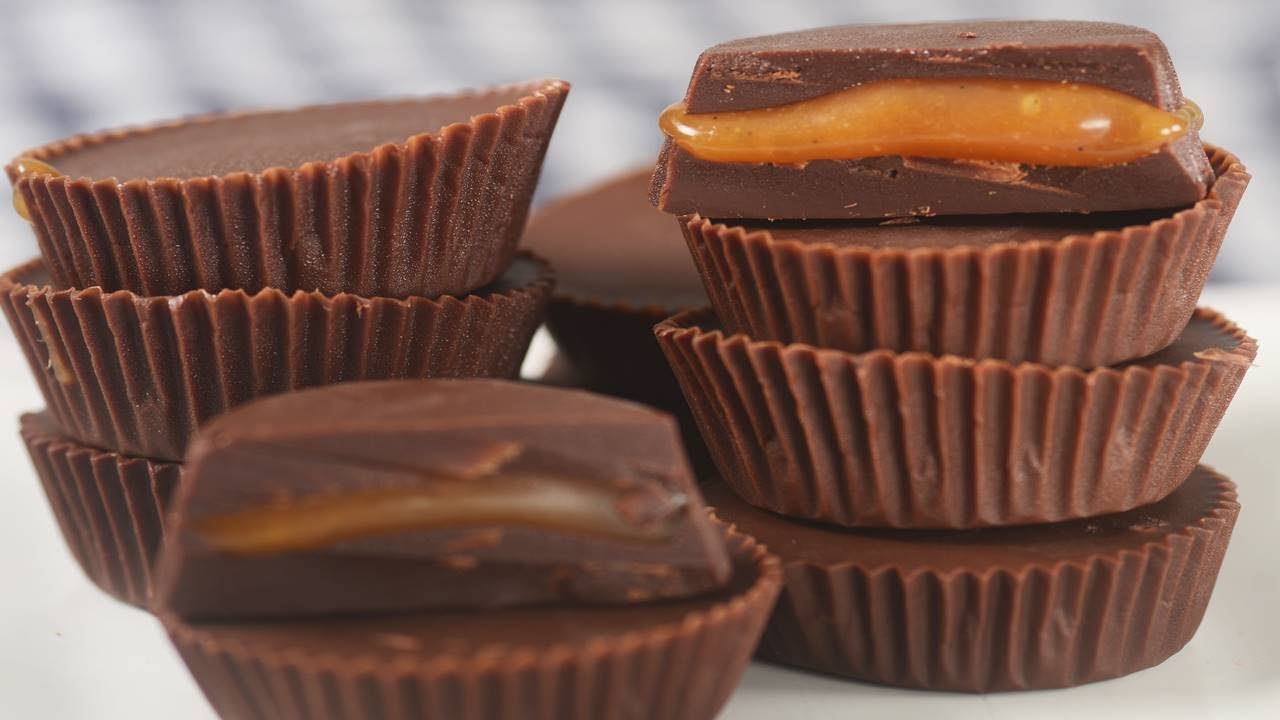 Chocolate Caramel Cups Recipe Demonstration - Joyofbaking.com