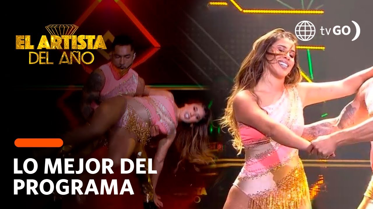 El Artista del Año: Yahaira Plasencia sufrió tremendo resbalón mientras bailaba (HOY)