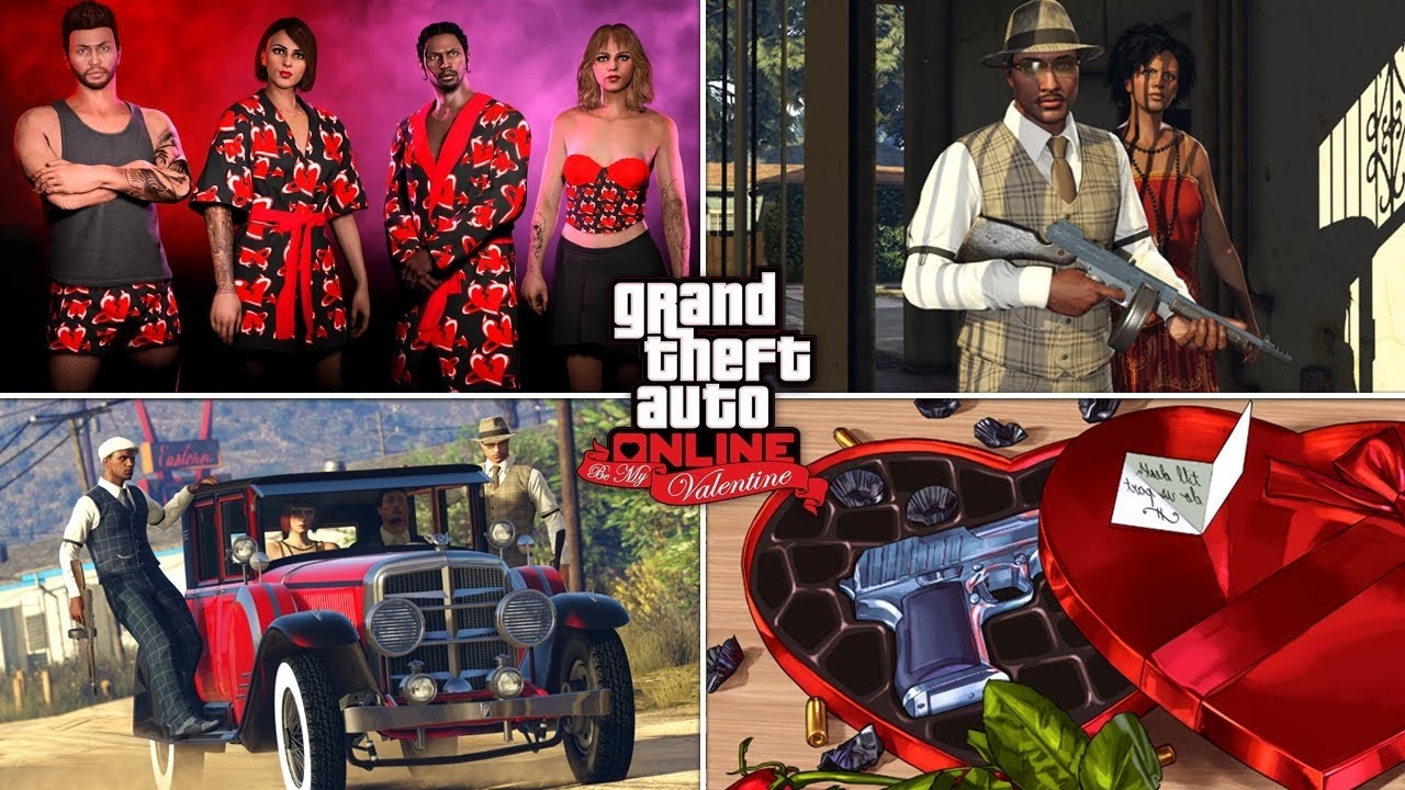ВСЕ ПРЕДМЕТЫ КО ДНЮ СВЯТОГО ВАЛЕНТИНА В GTA ONLINE, ДЕЙСТВУЮЩИЕ ОГРАНИЧЕННОЕ ВРЕМЯ! (Обновление к...