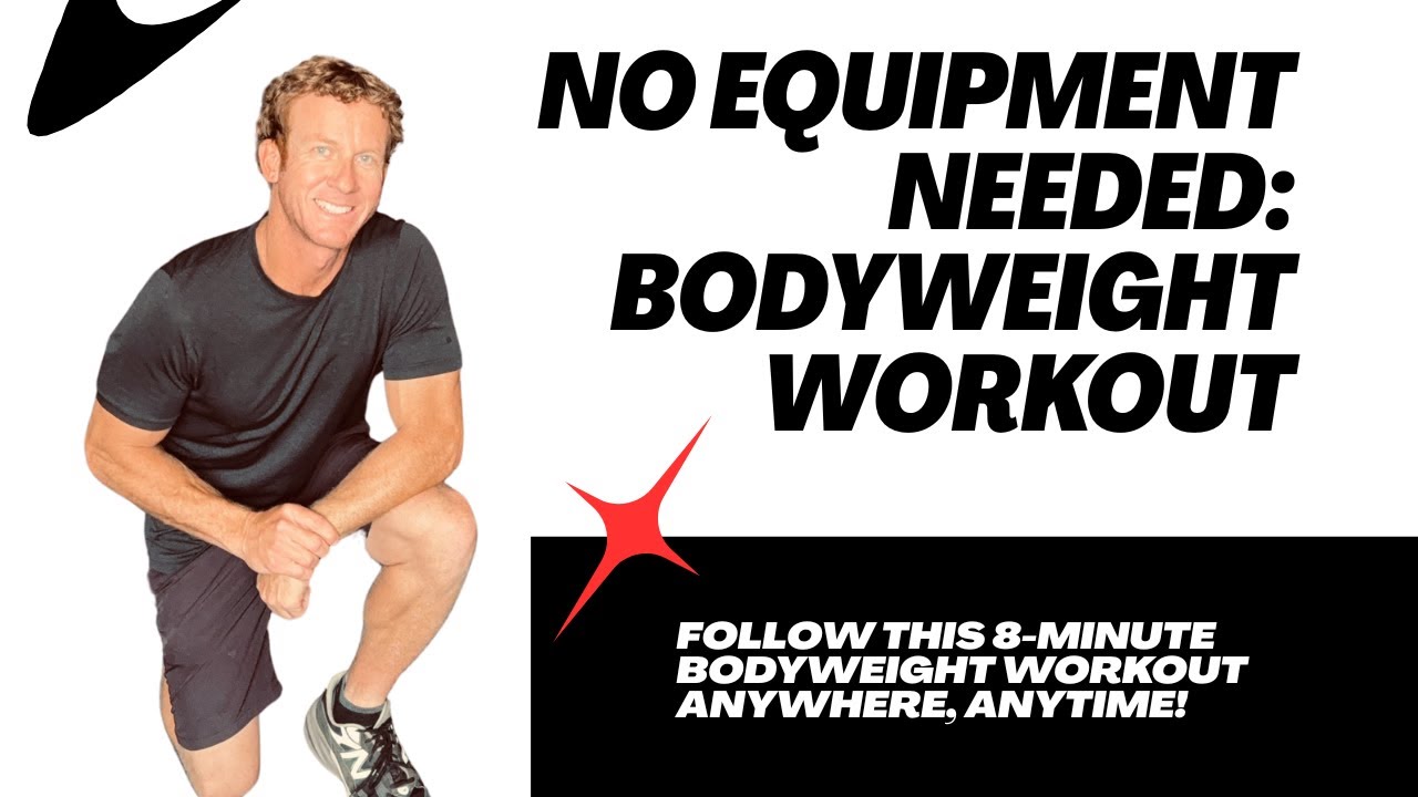 8 Minute Bodyweight Workout From Home That Will TONE Your Body