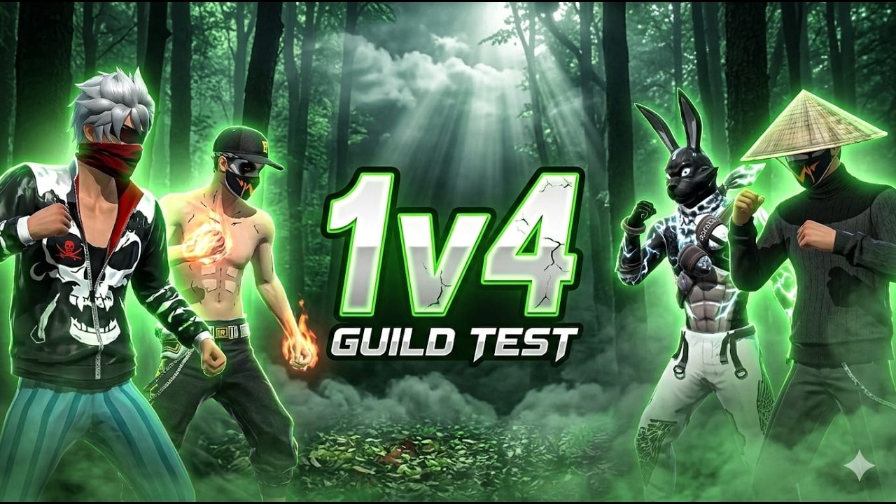 🔴1V4 GUILD TEST IS LIVE  #freefire #fflive #shortsfeed 💀