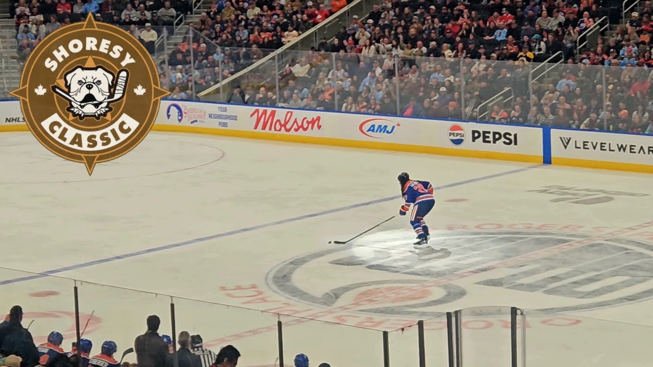 Georges Laraque Scores On The Penalty Shot At The Shoresy Classic In Edmonton- January 2026