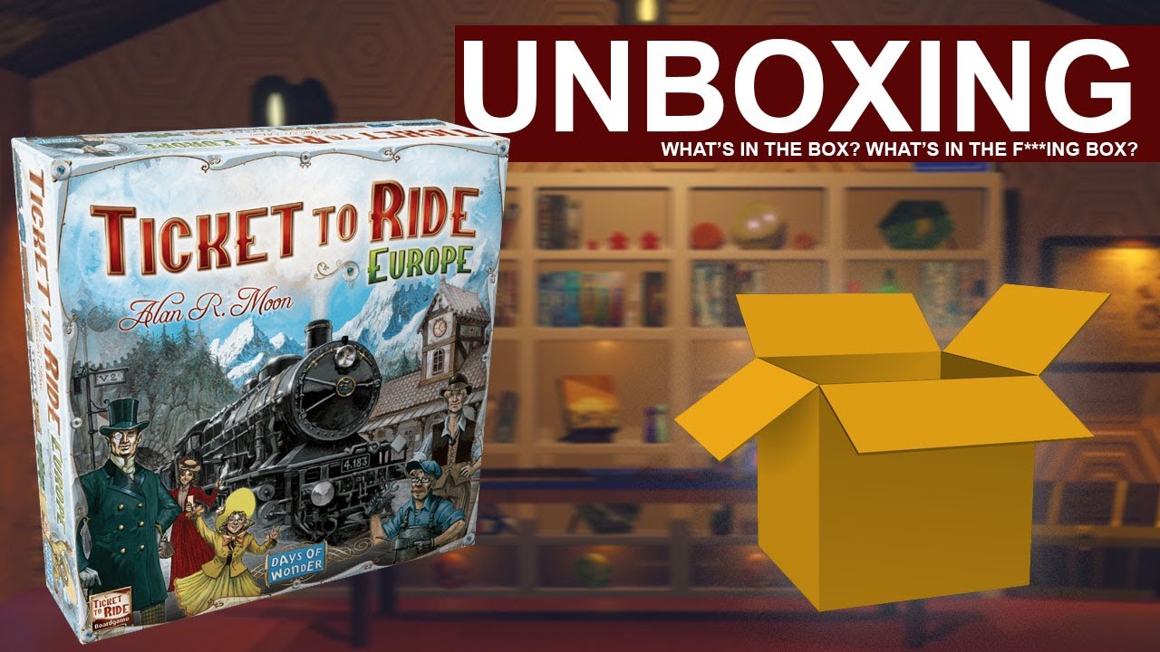 TICKET TO RIDE: EUROPA ¿Qué hay en la caja? // Unboxing