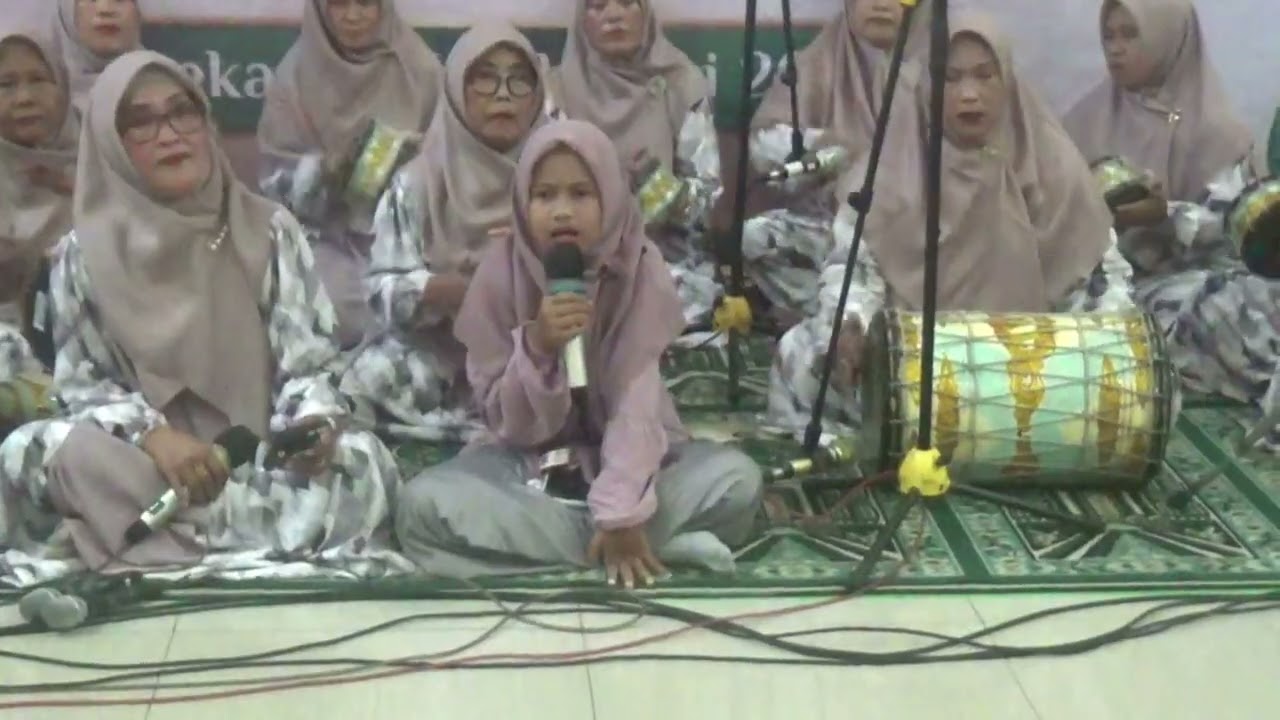Kompak & Meriah! Aksi Marawis Ibu-Ibu Majlis Taklim Masjid Nurul Fattah Rayakan Isra Mi'raj