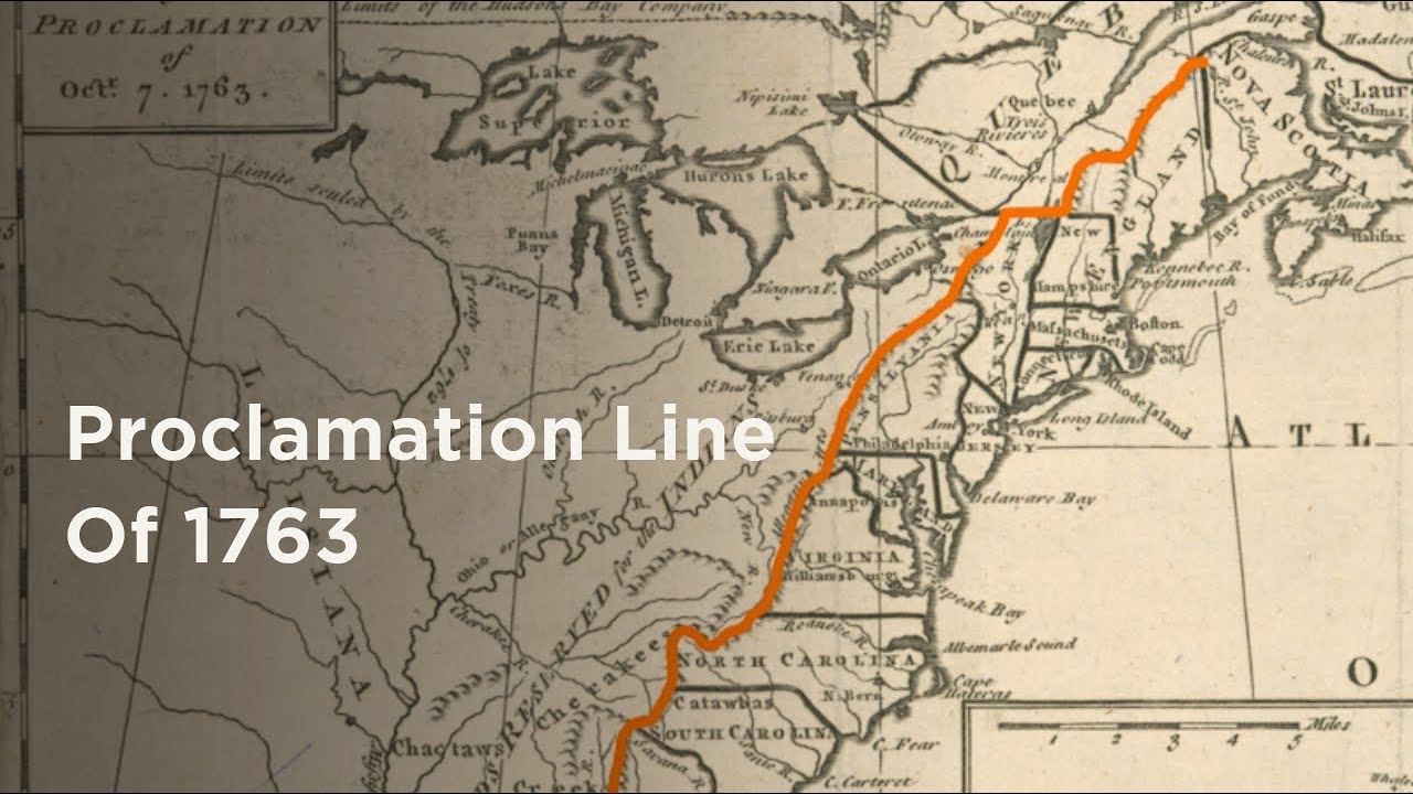 Did the Proclamation Line Start the American Revolution?