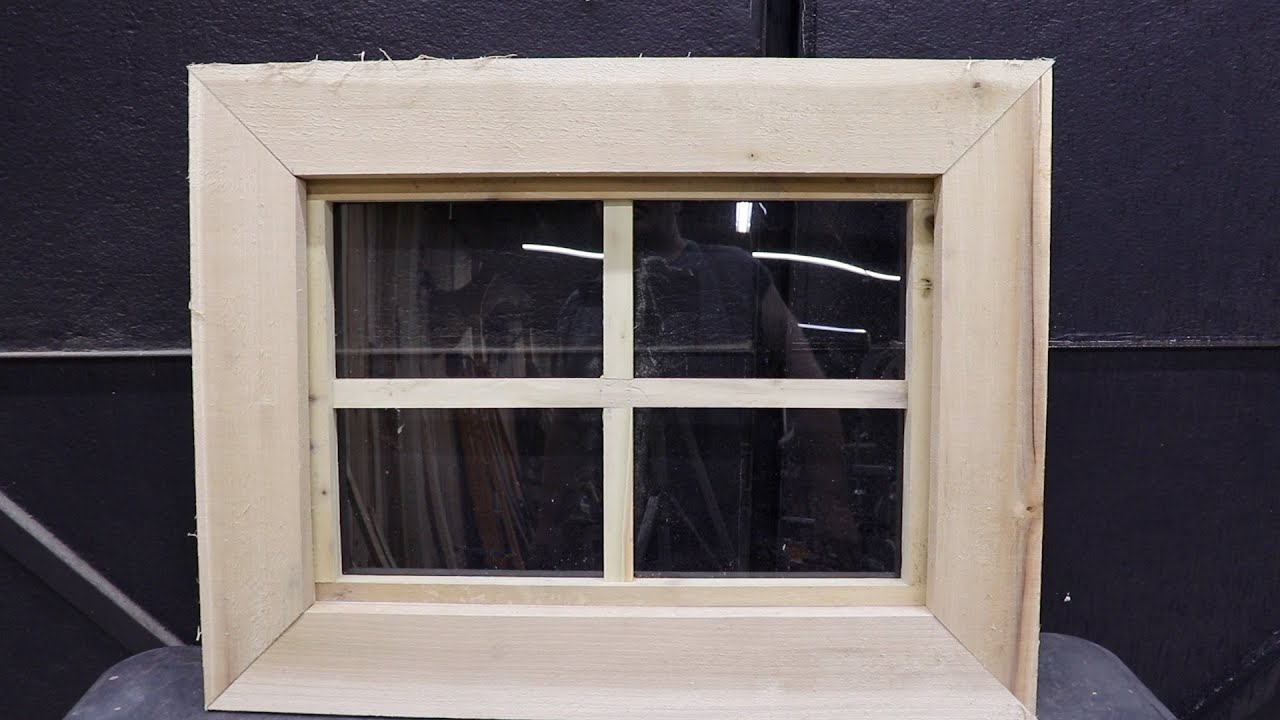 rustic chicken coop window build part 4