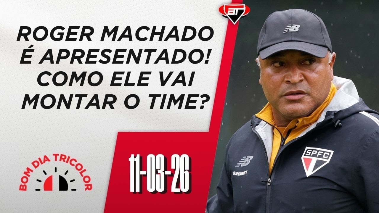 ROGER MACHADO chega ao São Paulo e fala em CONQUISTAR A TORCIDA! | Bom Dia Tricolor
