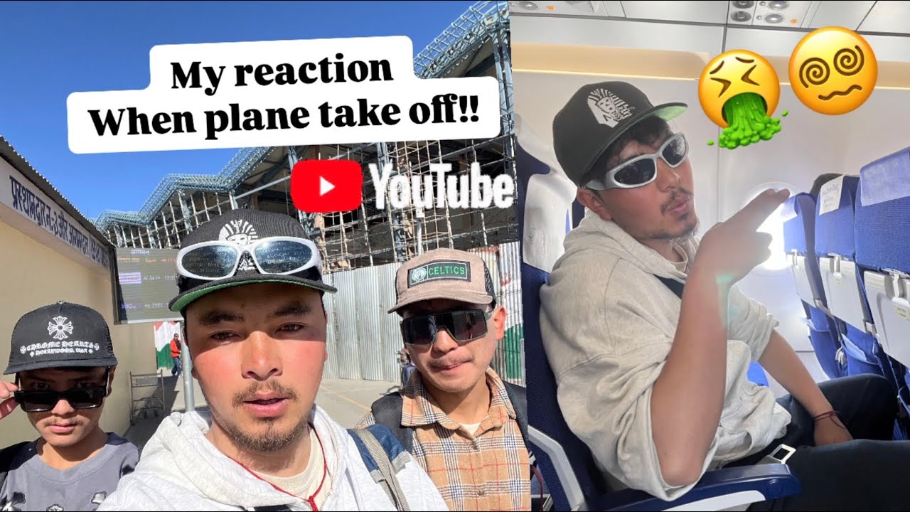 CRAZZY REACTIONS 🤪 Take OFF Indigo ✈️ LA to DL (EP:1) #ladakhivlogger #reaction