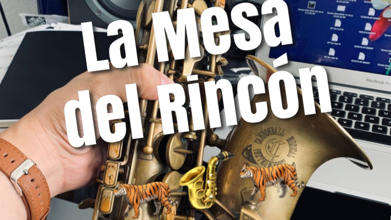 La Mesa del Rincón - Los Tigres del Norte Tutorial de Sax Norteño 🎷🎶🐅